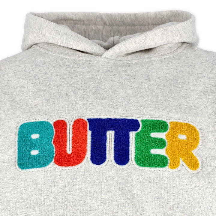 Rounded Chenille Applique Pullover Hood
