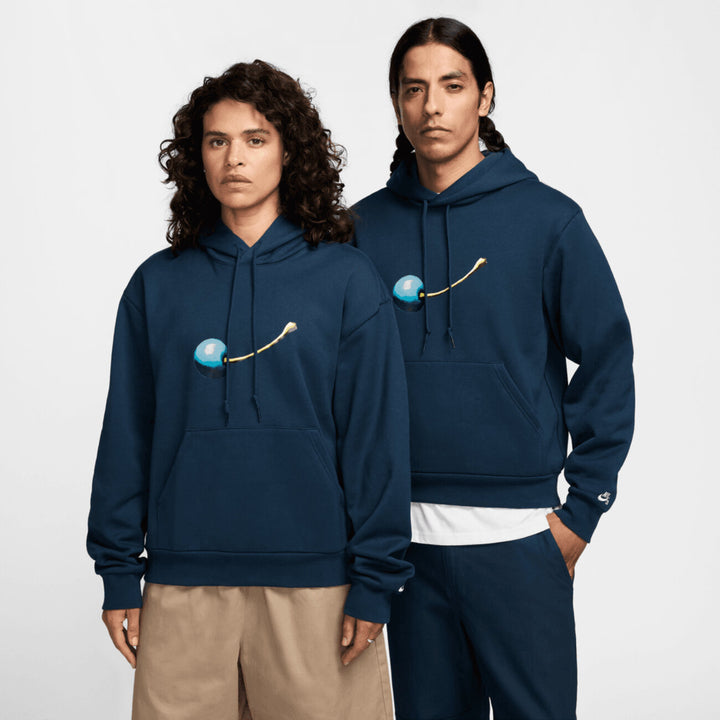 Fleece Pullover Hoodie Cherry