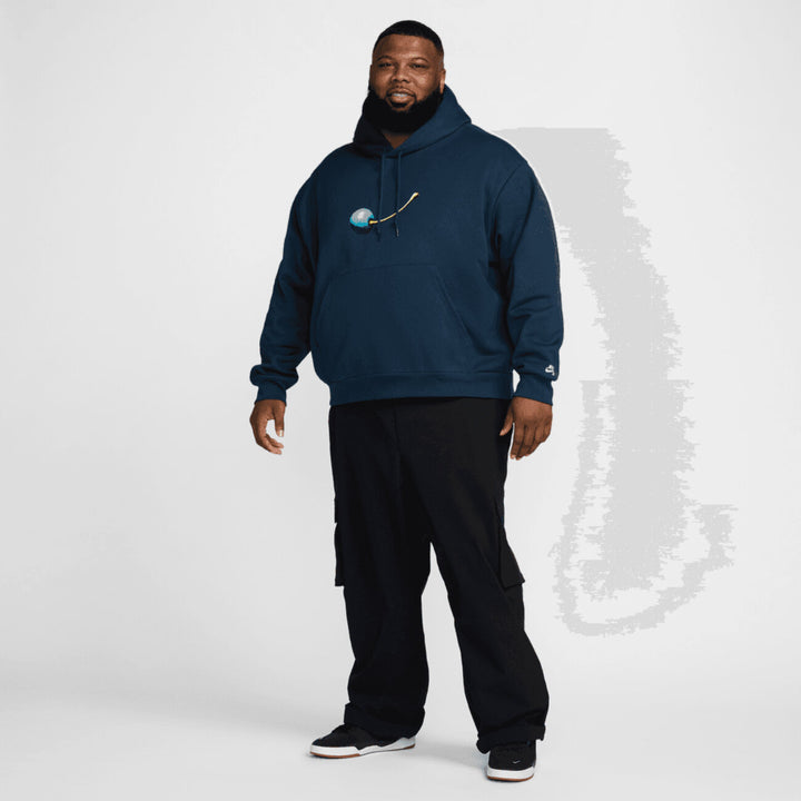 Fleece Pullover Hoodie Cherry