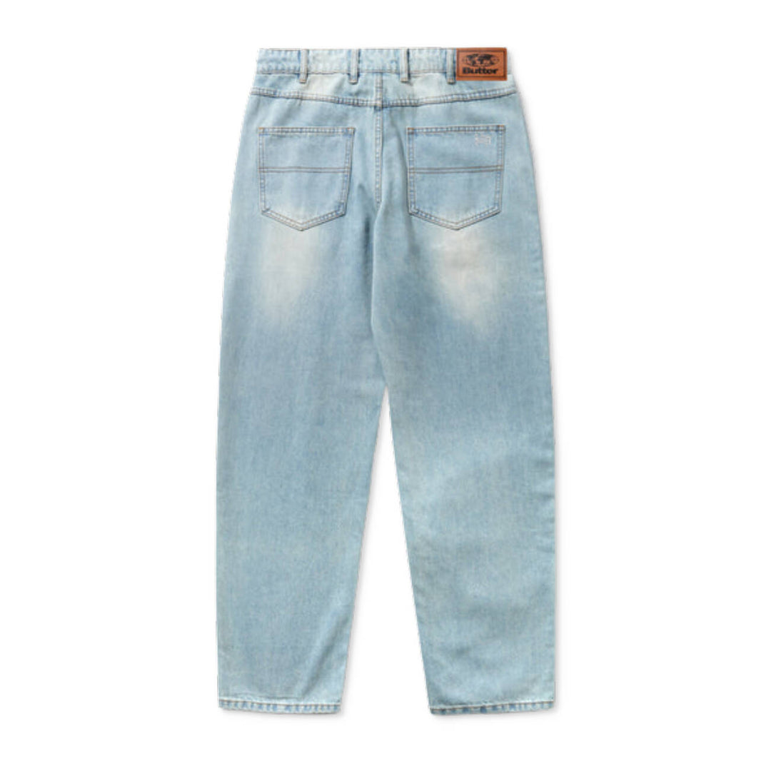 Straight Leg Denim Jeans