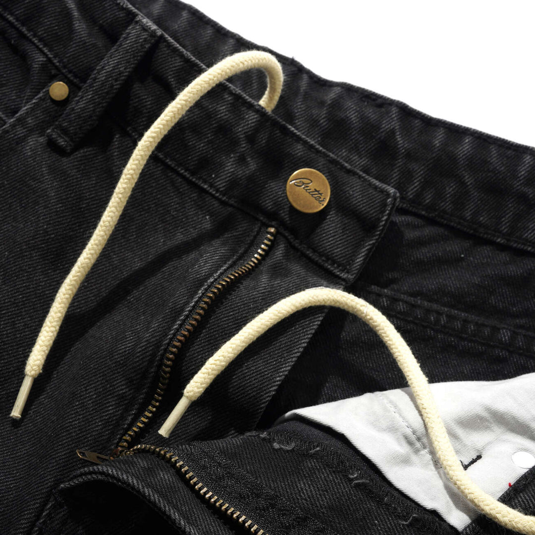 Straight Leg Denim Jeans