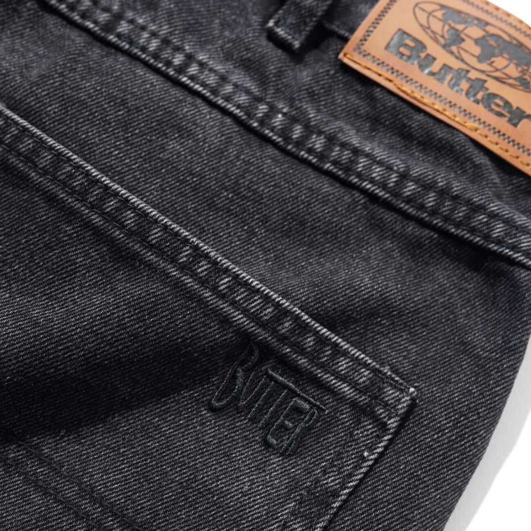 Straight Leg Denim Jeans