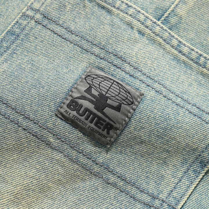 Wide Cut Denim Jeans