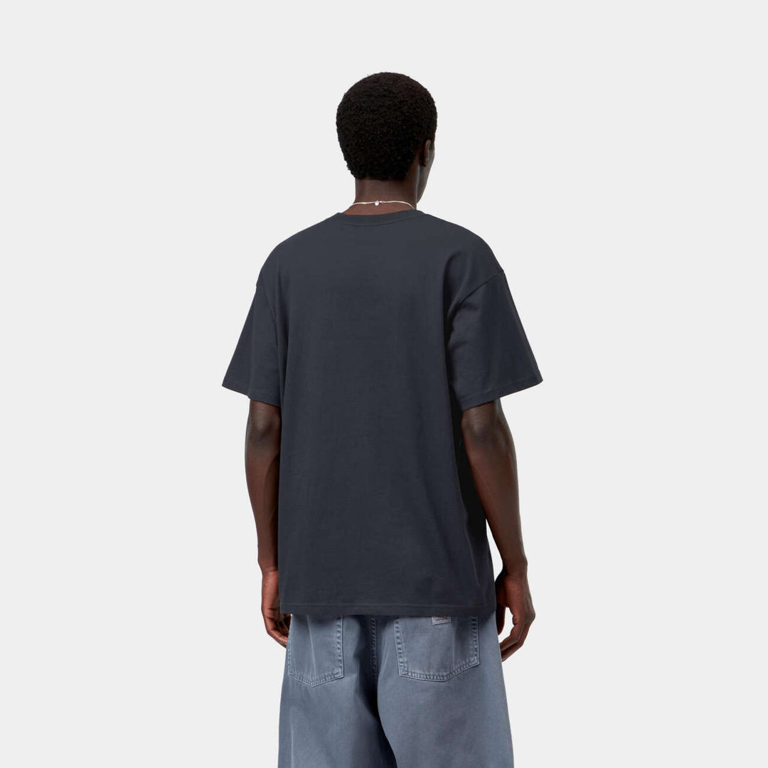 S/S Script Embroidery T-Shirt
