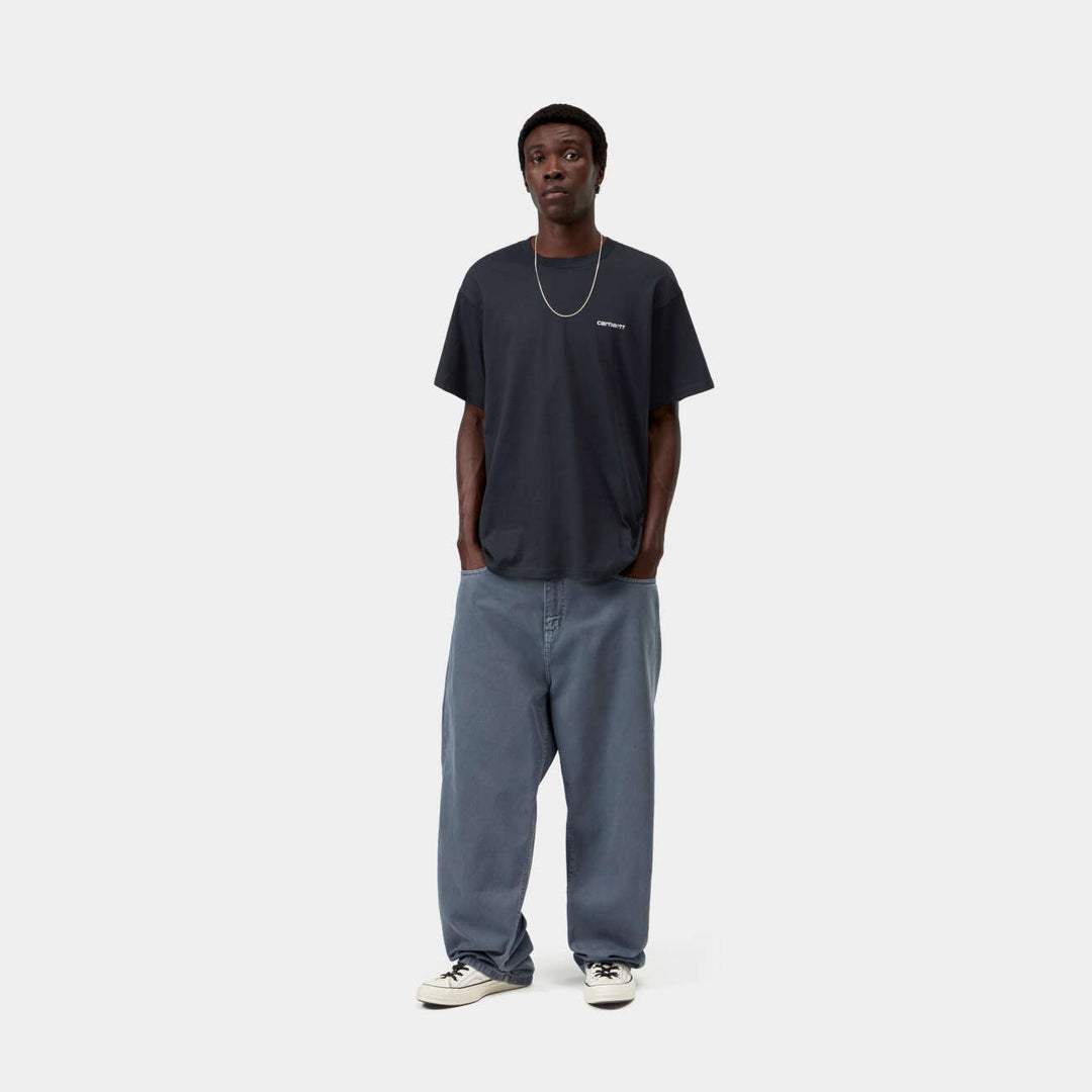 S/S Script Embroidery T-Shirt