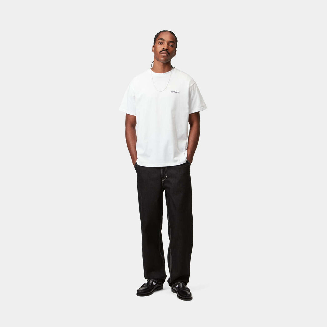 S/S Script Embroidery T-Shirt