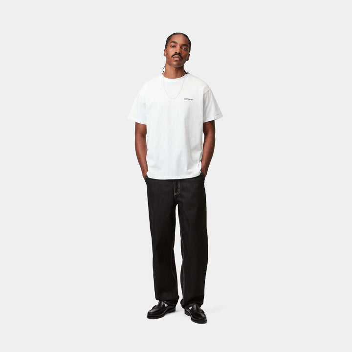 S/S Script Embroidery T-Shirt