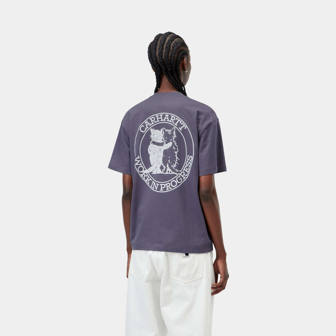 W' S/S Hugging Cats T-Shirt I036909.3RI.XX