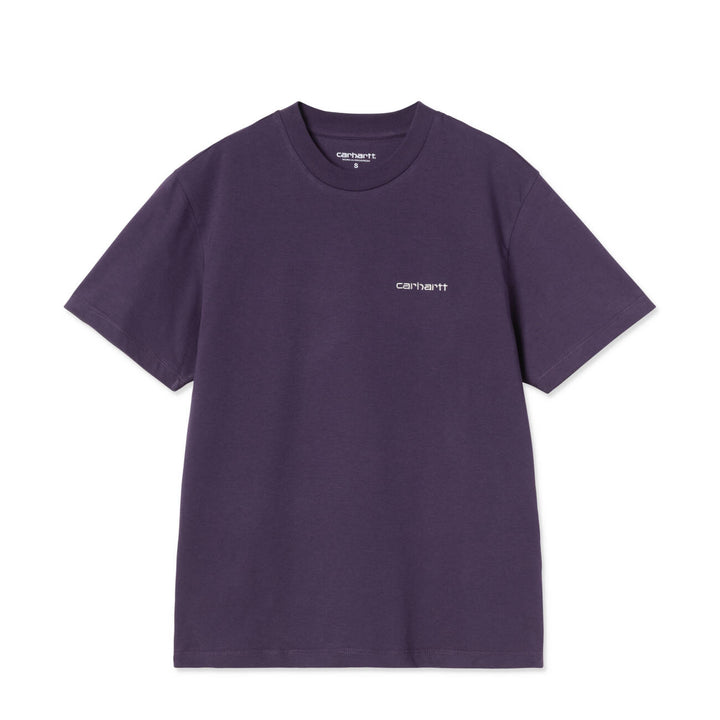 W' S/S Script Embroidery T-S