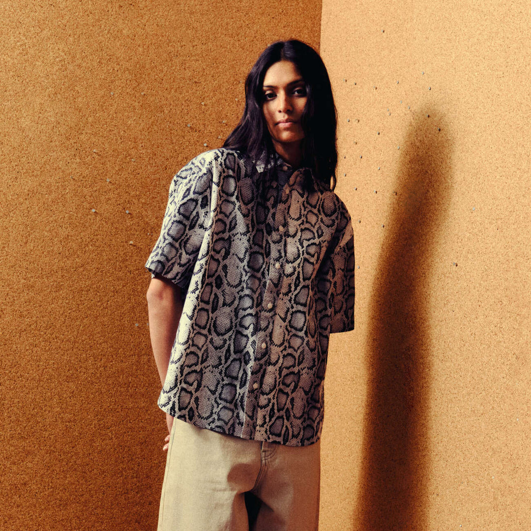 W' S/S Snake Camo Shirt