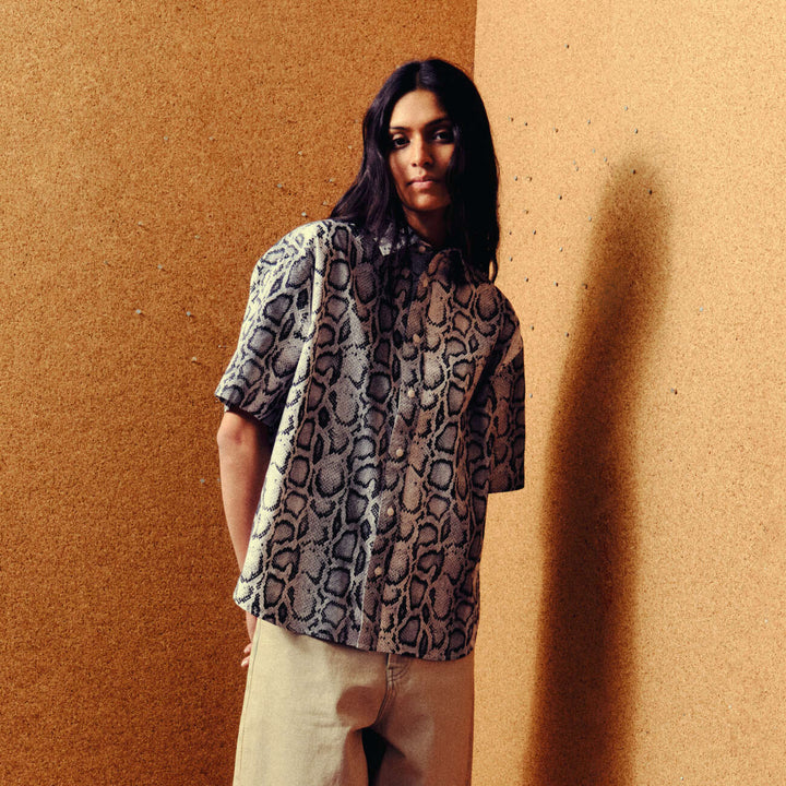 W' S/S Snake Camo Shirt