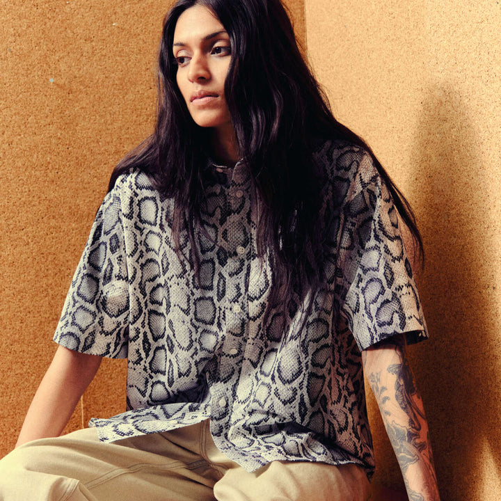 W' S/S Snake Camo Shirt