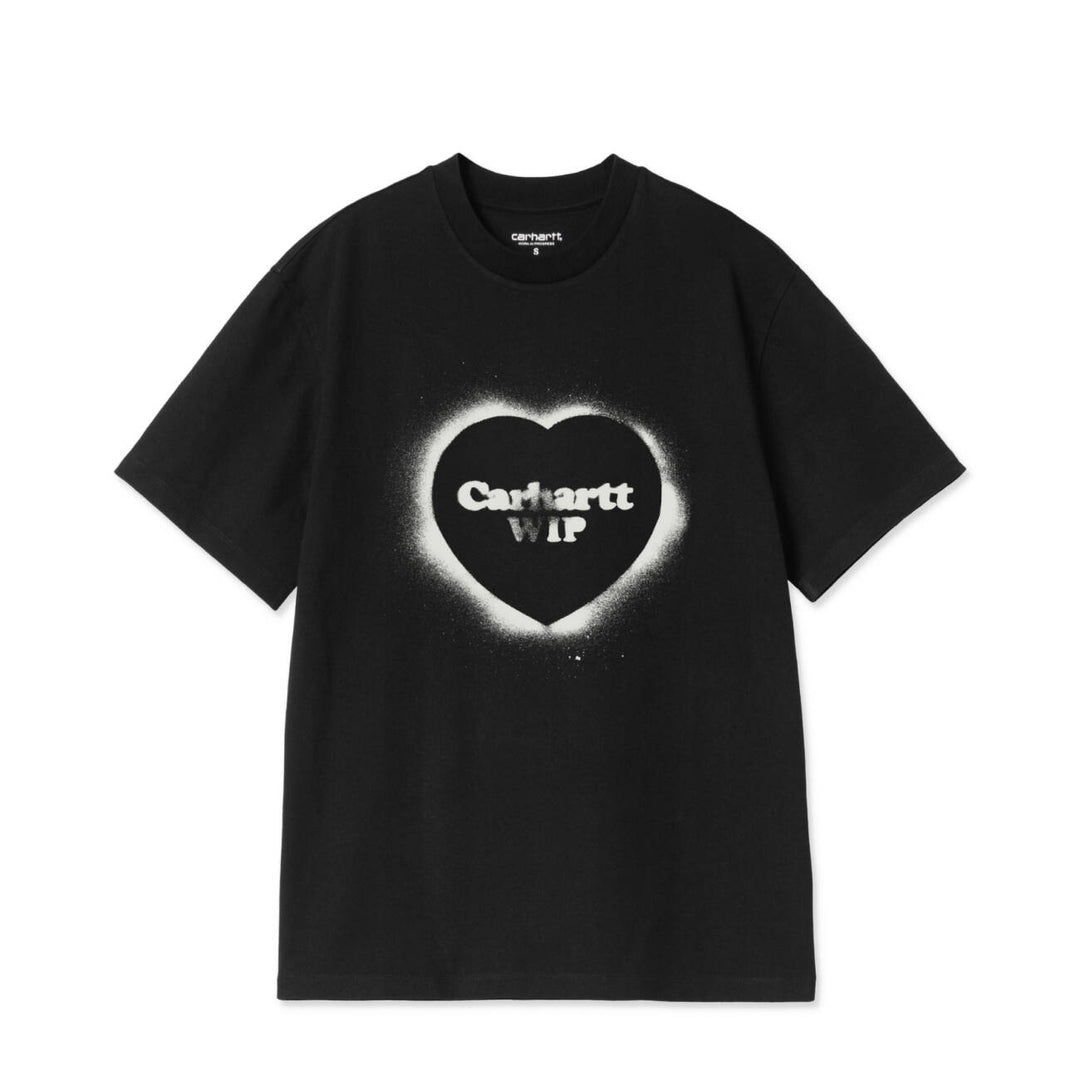 W' S/S Spray Heart T-Shirt I036907.89.XX