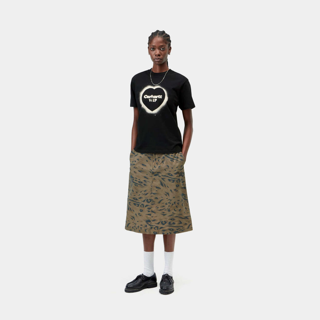 W' S/S Spray Heart T-Shirt I036907.89.XX