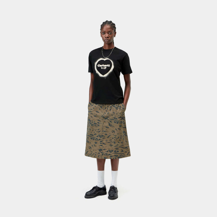 W' S/S Spray Heart T-Shirt I036907.89.XX