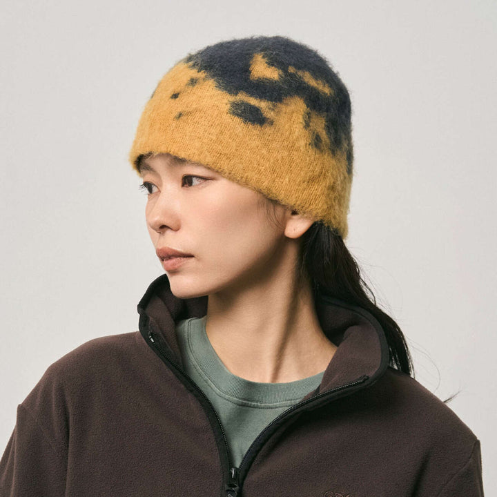 Mohair Splatter Beanie