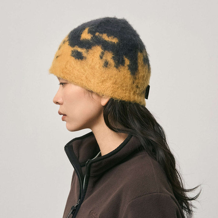 Mohair Splatter Beanie