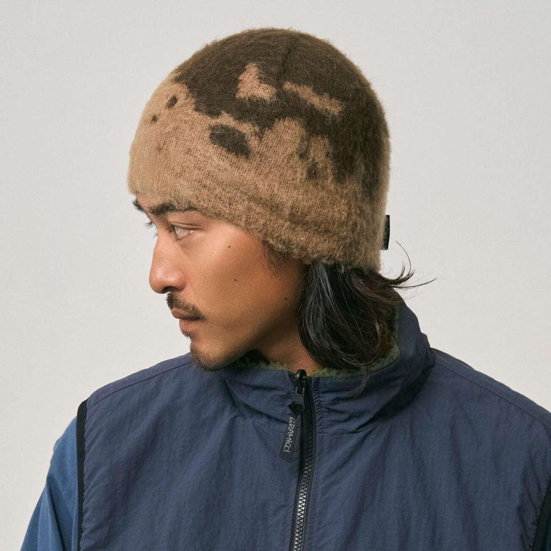Mohair Splatter Beanie