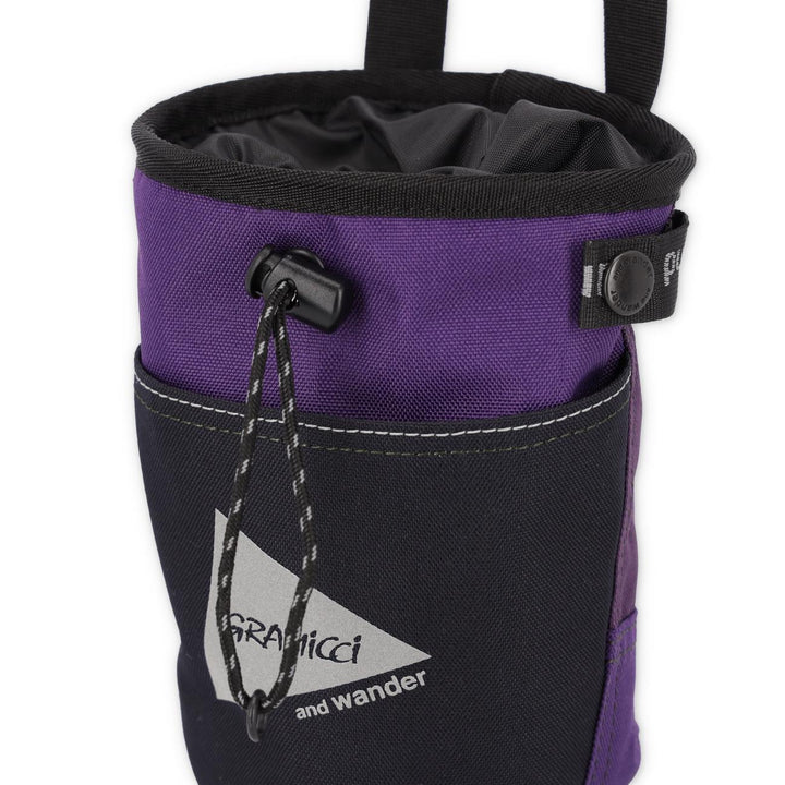 x and wander Multi Patchwork Chalk Pouch