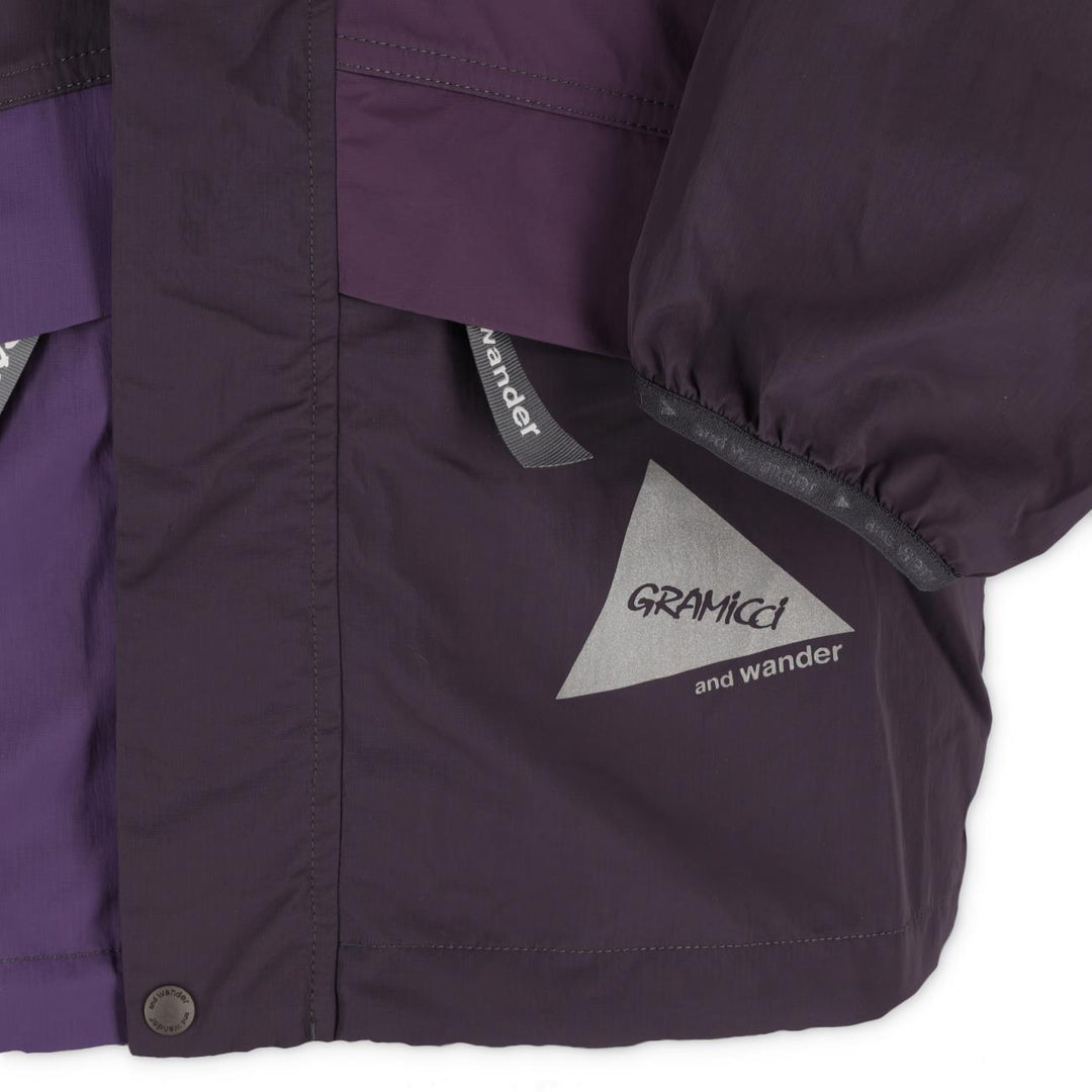 x and wander Patchwork Wind Hoodie