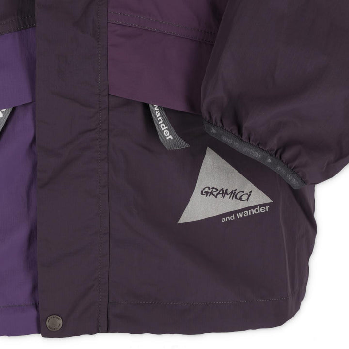 x and wander Patchwork Wind Hoodie