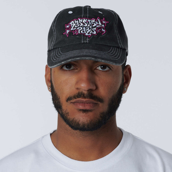 6 Panel Cap Sand Brushed Twill Washed Woven