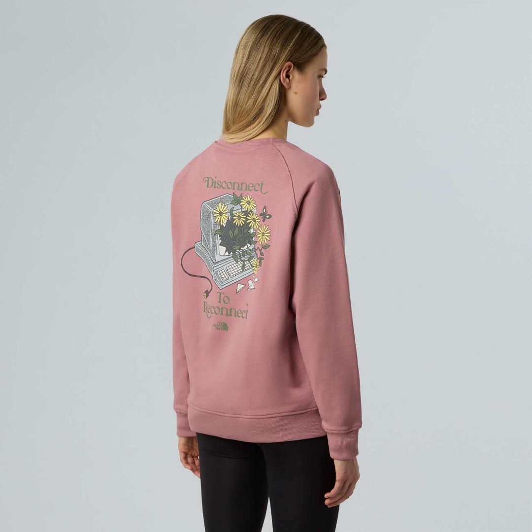 W Connect Relaxed Crew Sweatshirt-Graphic