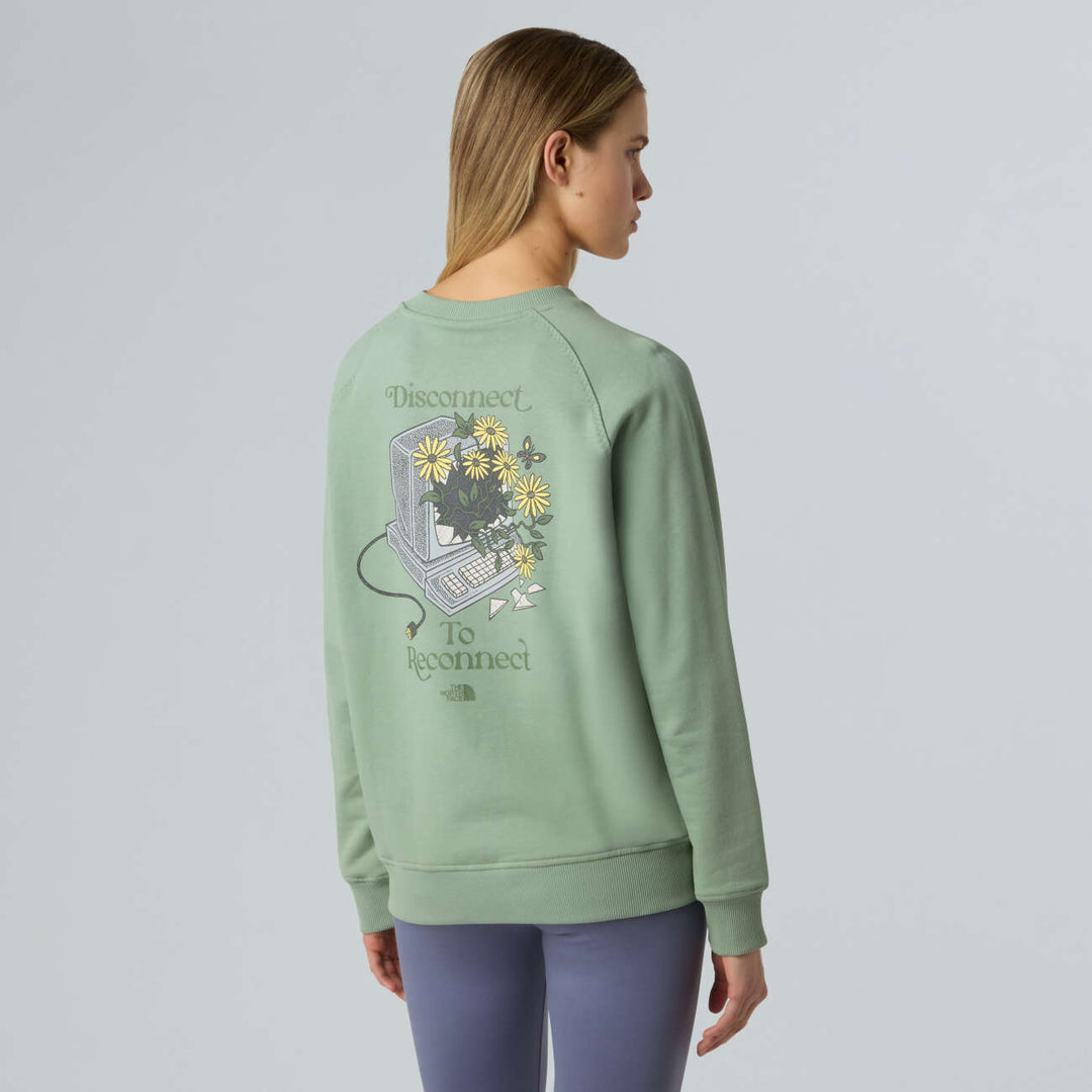 W Connect Relaxed Crew Sweatshirt-Graphi